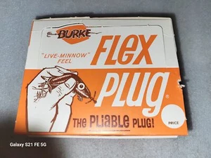 NOS Burke Flex Plug Dealer Box Big Dig Fishing Lures 6 Lures - Bild 1 von 9