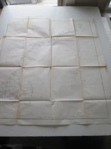 (1) 1856 U. S. COAST SURVEY CHART: "SKETCH A, SECTION No.1" TRIANGULATION ME-MA - Picture 1 of 12