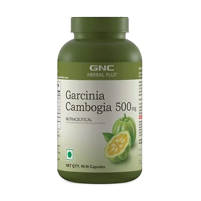 GNC Herbal Plus Garcinia Cambogia 500MG 90 cápsulas - Imagem 1 de 3
