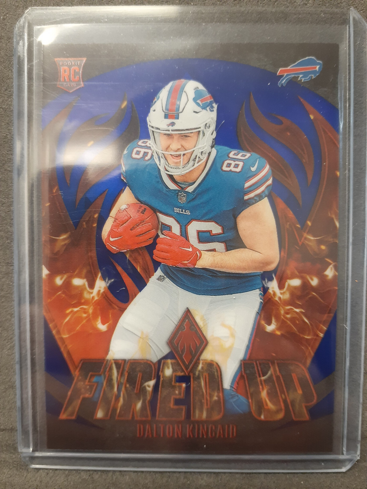2023 PANINI PHOENIX SSP RC!! DALTON KINCAID FIRED UP BLUE RC!! SSP #11/25!!