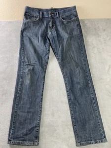 Lucky Brand Jeans Mens 34x34 (36x32 ACTUAL) 221 Straight Blue Denim Cotton Blend - Picture 1 of 18