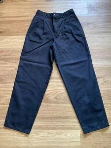 Vintage 955 Originals Mens Black Khaki Pants 28" Waist 28" Inseam Distressed - Picture 1 of 6
