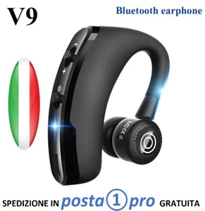 Cuffie Auricolari Bluetooth Wireless con Microfono per lavoro e/o ufficio - Zdjęcie 1 z 11