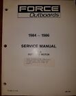 1984 -1988 MERCURY FORCE 4, 5 HP OUTBOARD SERVICE MANUAL OB4126