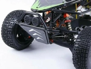 Metal Front Bumper Plate with Cover for LED for 1/5 Rovan HPI KM Baja 5T 5SC - Picture 1 of 6