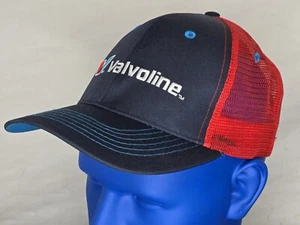 Valvoline Motor Oil Baseball Cap Mütze verstellbar Mesh bestickt rot marineblau  - Bild 1 von 7