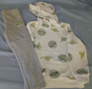 Star Wars Baby Yoda Girls Hoodie w/Matching Pants/NWT/Size 5T/RTLS $36 - Picture 1 of 11