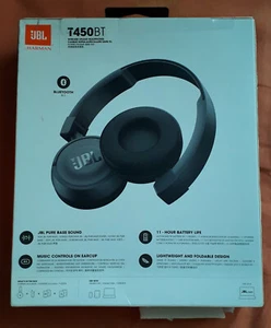 JBL T450 BT ONE-EAR KOPFHÖRER BLUETOOTH KABELLOS WIRELESS 11STUNDEN BATTERIE OVP - Bild 1 von 2