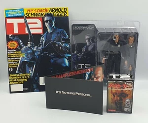 TERMINATOR 2 : T-1000 STEEL MILL VERSION ACTION FIGURE, MAGAZINE, TICKET + MODEL - Picture 1 of 9