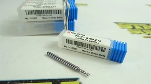 10 NEW!! KYOCERA SOLID CARBIDE 2 FLUTE END MILLS 1.8MM X 3MM X 5.4MM X 38MM - Picture 1 of 6