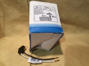 Leviton Negro Snap-In Electrodoméstico Con Cables 1306-W NUEVO ¡GUAU! - Imagen 1 de 2