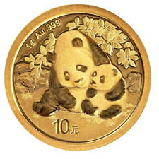 2024 10 Yuan Gold Chinese Panda .999 1gram BU in capsule