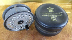 HARDY 'THE VISCOUNT' 150 FLY REEL 3&7/8th" Diameter, 1" Wide Drum + Hardy Pouch - Picture 1 of 12