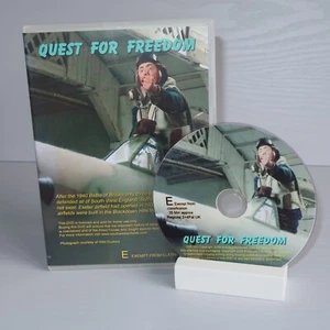 Quest for Freedom DVD Airfield Military History 1940 Battle of Britain WW2 RAF - Imagen 1 de 8