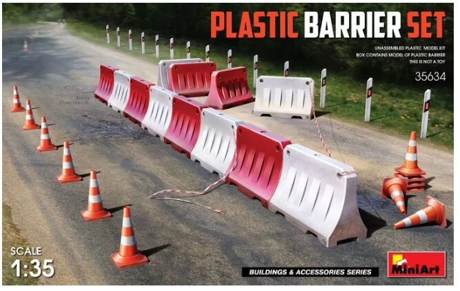 Miniart - 1/35 Plastic Barrier Set