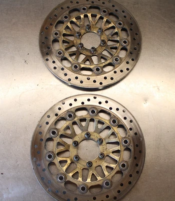 Rotores de freno delanteros Honda CBR600F3 1996 Super Sport 45220-MAL-601 45120-MAL-601 Foto 1 de 4