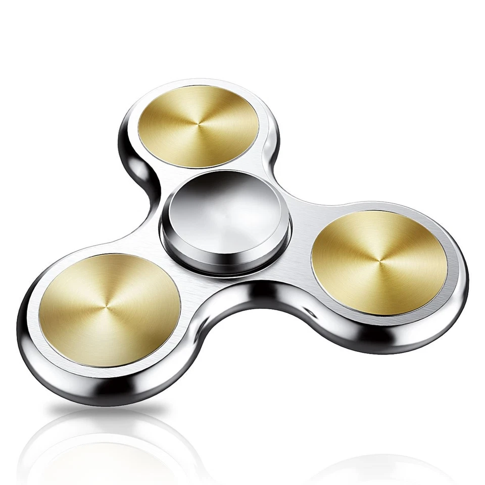 Atesson Fidget Spinner Toy 4 to 10 Min Spins Ultra Durable Stainless Steel High