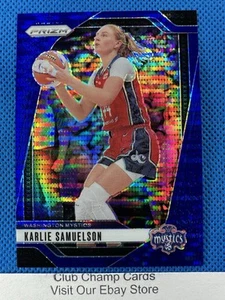 2024 #82 Karlie Samuelson Panini Prizm WNBA Blue Pulsar Prizm 112/199 Mystics - Picture 1 of 13