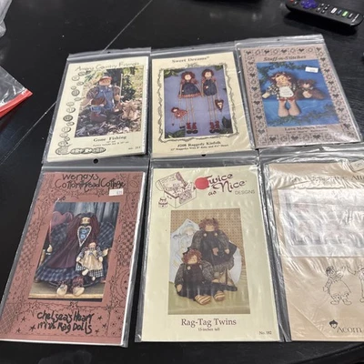 Vintage Craft Patterns Set Of 6 Craft  - Image 1 of 4