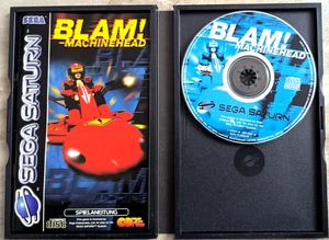 CD WIE NEU -Blam! Machinehead  Sega Saturn Spiel - OVP und Anleitung - CIB - PAL - Bild 1 von 7