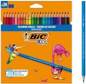 Kids Matite Colorate, Colori per Bambini a Casa E a Scuola, Multicolore, 24 Unit - Foto 1 di 12