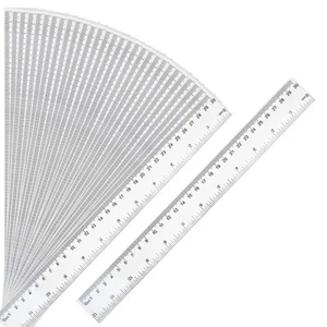 30 Packs Clear Plastic Ruler 12 Inch with Centimeter and Millimeter Metric Ru... - Picture 1 of 8