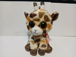 Ty Beanie Boos STELZEN die Giraffe (6 Zoll - normale Größe) NEU NEU MIT ETIKETT Stofftier Plüschtier - Bild 1 von 3
