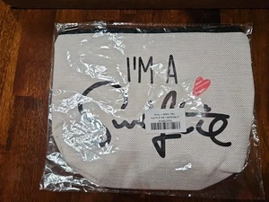 Taylor Swift Makeup Bag I’m A Swiftie Travel Pouch Double Sided - Picture 1 of 3