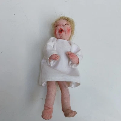 Elli Riehl  alte Filz Puppe ca.17cm. - Bild 1 von 4