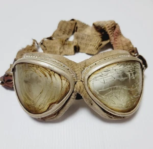 Antigua Armada Japonesa Original Gafas de Vuelo Segunda Guerra Mundial Ejército Militar Segunda Guerra Mundial De Japón YO - Imagen 1 de 7