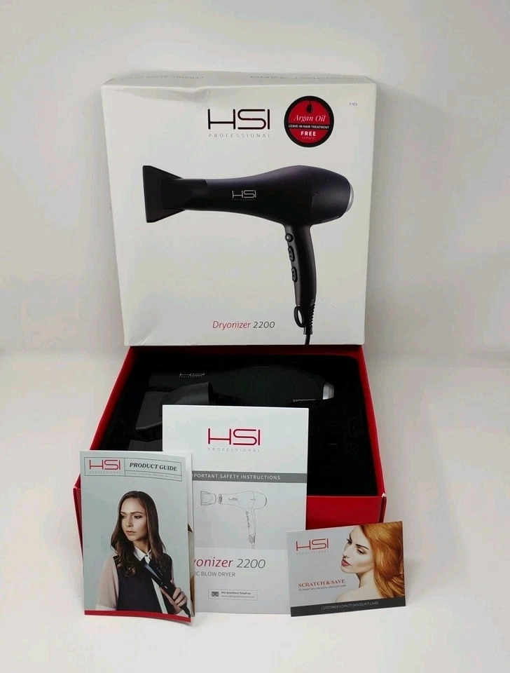 HSI Secador de Pelo Dronizador 2200 Profesional Cerámica Iónica 1600W - Ver Notas Foto 1 de 4