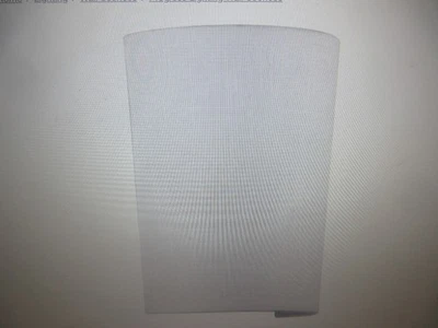 Progress Lighting Inspire Collection 9-Watt White Linen LED Hallway Wall Sconce - Image 1 of 4