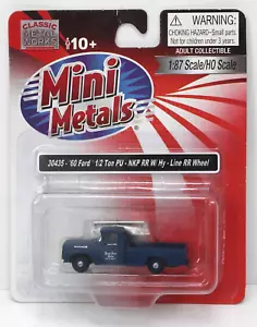 CMW Mini Metals 30435 HO 1:87 1960 Ford Pickup NKP RR MOW Dept MOC 2015 - Picture 1 of 2