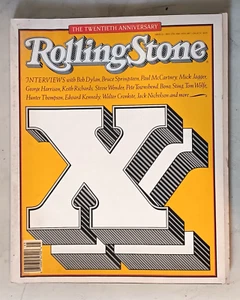 Classic 1987 Rolling Stone Magazine #512 ~ 20th Anniversary ~ 310 Pages - Picture 1 of 4