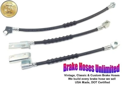 JUEGO MANGUERA FRENO FORD TORINO 1968 1969 1970 1971 EXCEPTO STATION WAGON - DISCO DELANTERO Foto 1 de 2