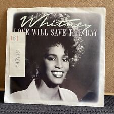 Whitney Houston~ Love Will Save The Day / How Will I Know w Picture Sleeve 7”