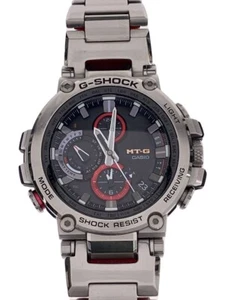 CASIO G-SHOCK MTG-B1000D-1AJF Silver Stainless Steel Solar Analog Watch - Picture 1 of 5