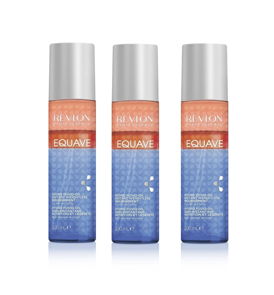 Revlon Equave Hydro Fusio-Oil Detangling Conditioner 3 x 200ml (65 EUR/l) - Bild 1 von 1