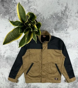 De colección Dickies Marrón Negro Ropa de Trabajo Streetwear Rap Light Chaqueta Harrington - Imagen 1 de 12