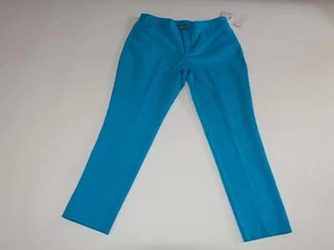 Christopher & Banks Women's Signature Slimming Pants Size 12 NWT Electric Blue - Picture 1 of 7