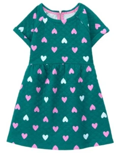 NWT Gymboree Tails of the City Heart dress Quilted Girl Dress 5,6,7,8,10,12 - Picture 1 of 2