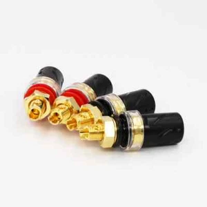 4 szt. Viborg BP603G Czysta miedź Pozłacany słupek wiążący hifi Głośnik Terminal - Zdjęcie 1 z 10