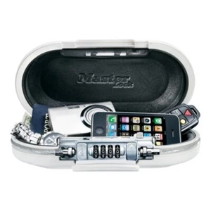 Master Lock tragbarer Mini Safe SafeSpace 5900 - weiß - Bild 1 von 3