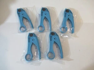 Lot of 5 Rotary Coax Coaxial Cable Stripping Tool RG59 RG6 RG7 RG11 Stripper - Picture 1 of 2