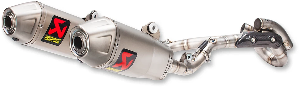 Akrapovic Racing Line escape duplo completo Honda CRF 450R 450RX 2017-2020 - Imagem 1 de 1