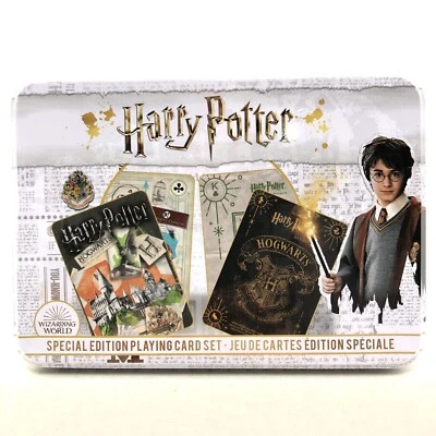 Juego de cartas Harry Potter 2 barajas en lata edición especial de Acuario Foto 1 de 4