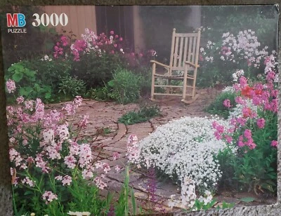 MB Milton Bradley Magnum 3000 Piece Puzzle, Summer Afternoon VINTAGE - Image 1 of 2