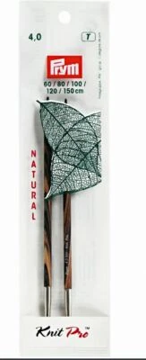 KNITPRO - PRYM Knit Pro Stricknadelspitzen, Natural verschiedene Größen und Längen
