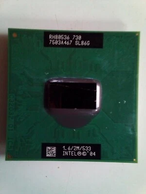 Intel Pentium M730 1.60 GHZ/ 2MB/ 533MHZ  Móvil Procesador 32-bit - Imagen 1 de 3