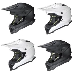 Nolan N53 Smart Motocross Helmet Off-Road Quad ATV Motorcycle Black White MX - Picture 1 of 18